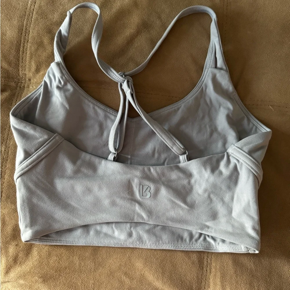 BuffBunny light blue poshknit Sports Bra - Picture 2 of 3